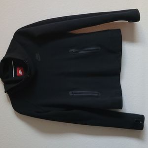 Women's Nike Pullover Hoodie Sweatshirt Black Size Medium